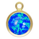 6.0mm Blue Bello Opal Bezel Drop