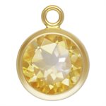 6.0mm Citrine Bezel Drop