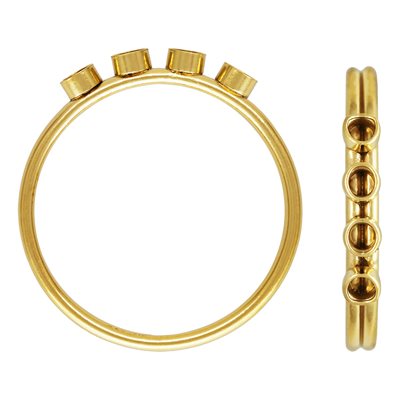 4 2mm Bezel Stacking Ring Size 5