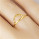 5mm Single Arch Ring (1mm Wire) Size 5