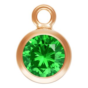 4.0mm Green 3A CZ Bezel Drop