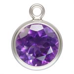 6.0mm Amethyst Bezel Drop AT