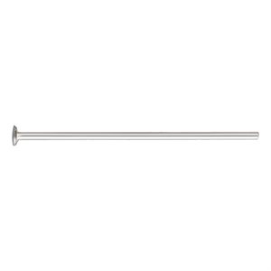 Headpin 20ga .032x1.0" (0.81x25.4mm) .080"Head