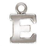 Block Letter 'E' Charm (0.5mm Thick) AT