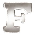 Block Letter 'F' Stamping (0.5mm Thick)