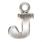 Block Letter 'J' Charm (0.5mm Thick) AT