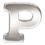 Block Letter 'P' Stamping (0.5mm Thick)