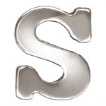 Block Letter 'S' Stamping (0.5mm Thick)