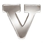 Block Letter 'V' Stamping (0.5mm Thick)