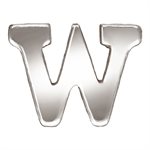 Block Letter 'W' Stamping (0.5mm Thick)