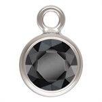 4.0mm Black 3A CZ Bezel Drop AT