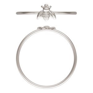 5.5x6.3mm Bee (Perpendicular) Stacking Ring Size 8 AT