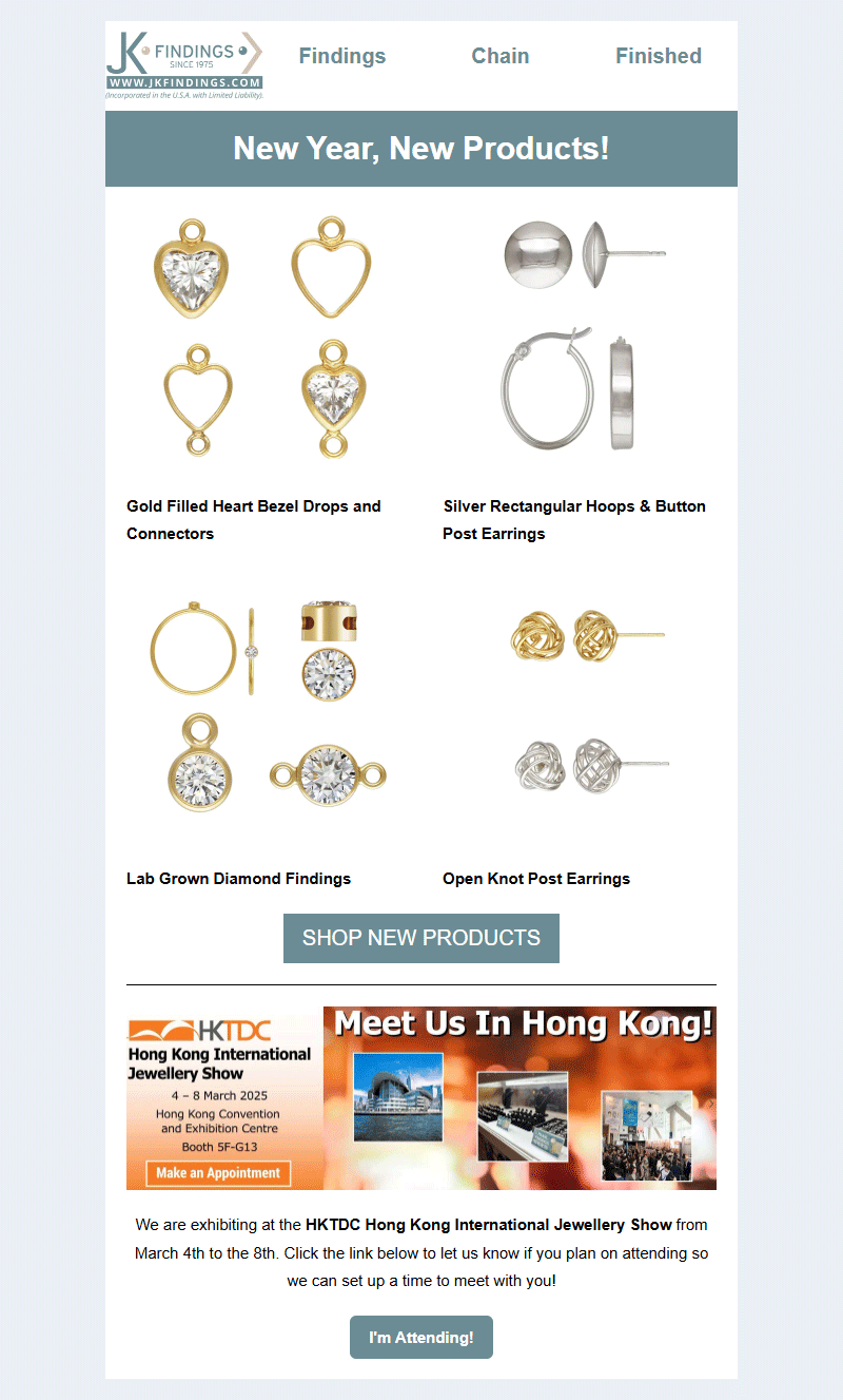 Explore New Jewelry Findings!